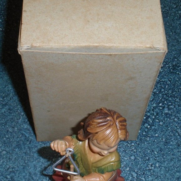 Anri Juan Ferrandiz "TINY SOUNDS" 6" Wood Carved #652004 With Original Box! - Picture 2 of 9